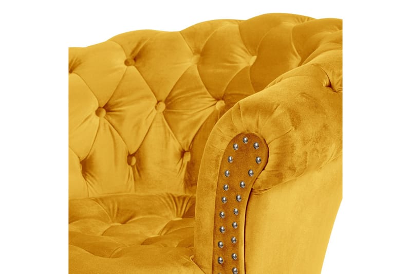 Chesterfield Ludo Fåtölj Gul - Möbler - Vardagsrum - Fåtöljer - Chesterfield fåtölj