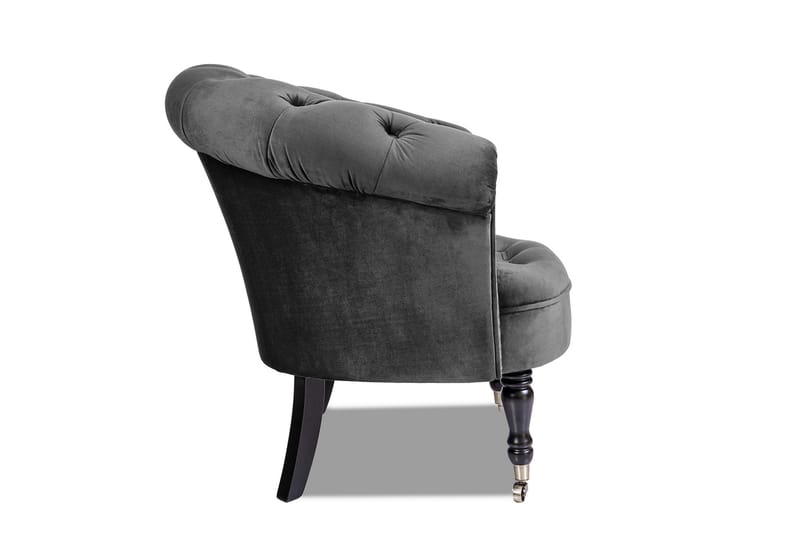 Chesterfield Ludo Fåtölj Mörkgrå - Möbler - Vardagsrum - Fåtöljer - Chesterfield fåtölj