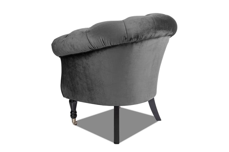 Chesterfield Ludo Fåtölj Mörkgrå - Möbler - Vardagsrum - Fåtöljer - Chesterfield fåtölj