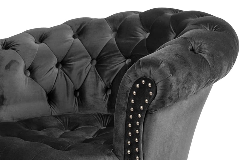 Chesterfield Ludo Fåtölj Mörkgrå - Möbler - Vardagsrum - Fåtöljer - Chesterfield fåtölj