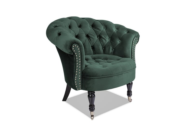 Chesterfield Ludo Fåtölj Mörkgrön - Möbler - Vardagsrum - Fåtöljer - Chesterfield fåtölj