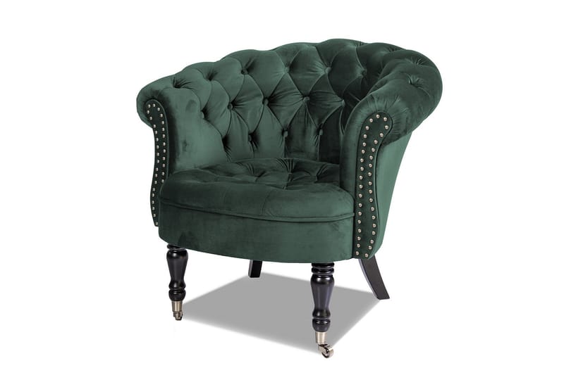 Chesterfield Ludo Fåtölj Mörkgrön - Möbler - Vardagsrum - Fåtöljer - Chesterfield fåtölj