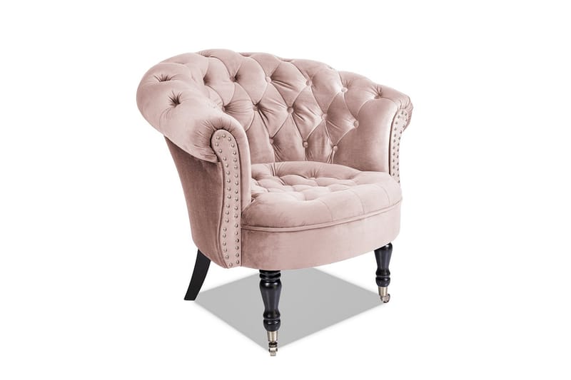 Chesterfield Ludo Fåtölj Rosa - Möbler - Vardagsrum - Fåtöljer - Chesterfield fåtölj
