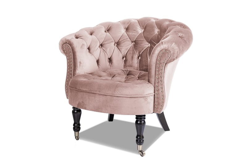 Chesterfield Ludo Fåtölj Rosa - Möbler - Vardagsrum - Fåtöljer - Chesterfield fåtölj
