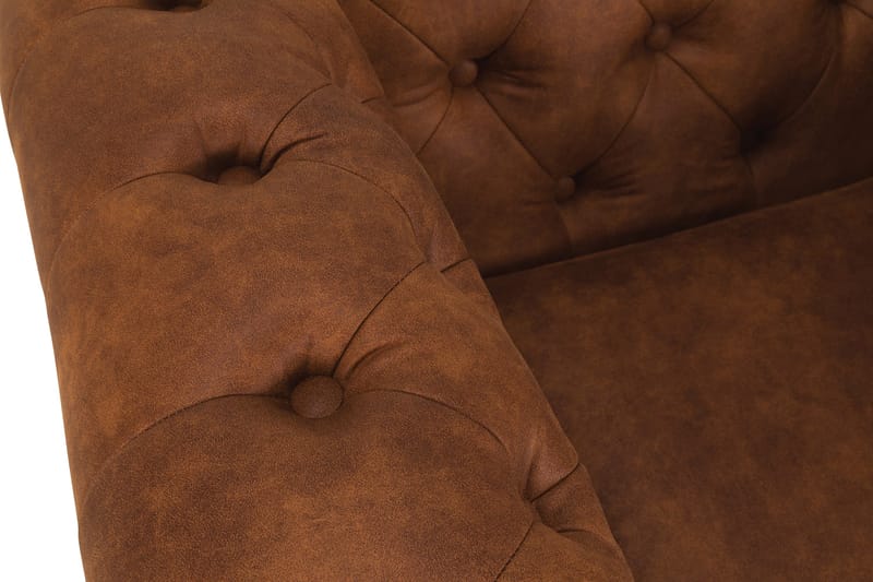 CHESTERFIELD LUX Fåtölj Vintage Cognac - Chesterfield fåtölj - Skinnfåtölj