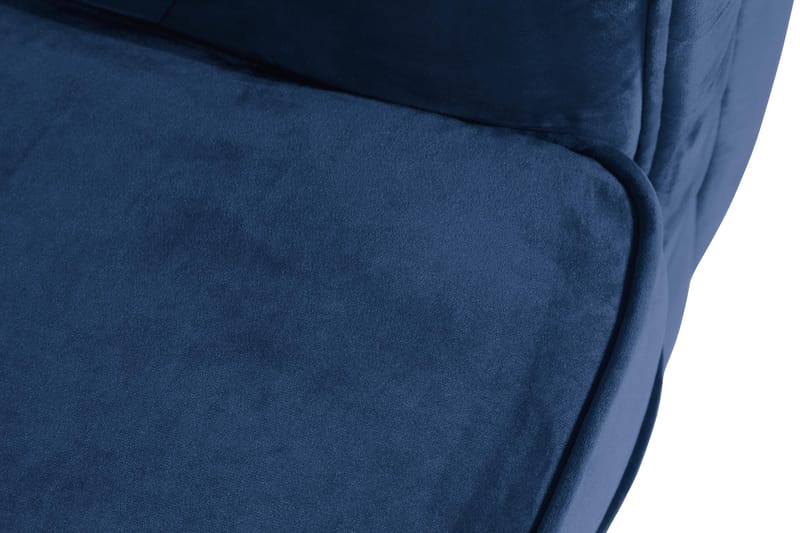 Chesterfield Lyx Stor skön djup sammetsfåtölj - Fåtölj till vardagsrum - Blå Sammet - Möbler - Vardagsrum - Fåtöljer - Chesterfield fåtölj