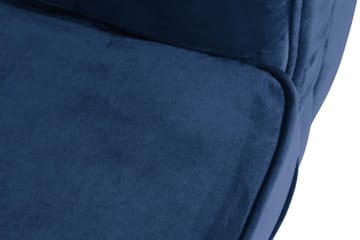 Chesterfield Lyx Stor skön djup sammetsfåtölj - Fåtölj till vardagsrum - Blå - Möbler - Vardagsrum - Fåtöljer - Chesterfield fåtölj