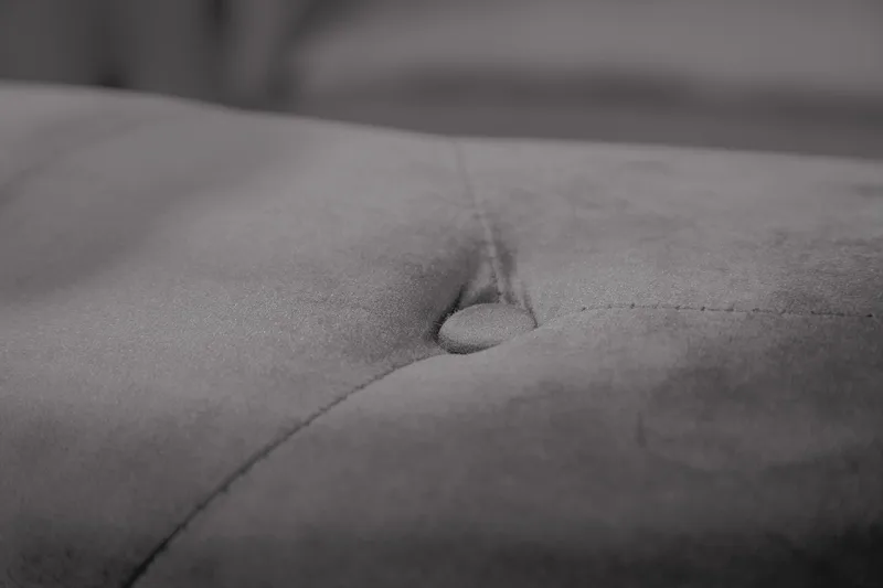 Chesterfield Lyx Stor skön djup sammetsfåtölj - Fåtölj till vardagsrum - Mörkgrå Sammet - Möbler - Vardagsrum - Fåtöljer - Chesterfield fåtölj