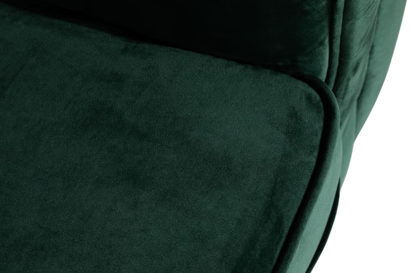 Chesterfield Lyx Stor skön djup sammetsfåtölj - Fåtölj till vardagsrum - Mörkgrön Sammet - Möbler - Vardagsrum - Fåtöljer - Chesterfield fåtölj