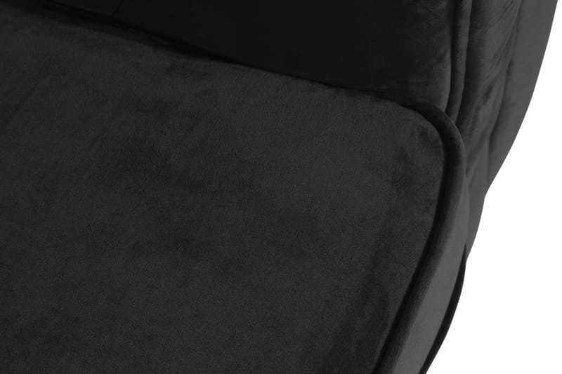 Chesterfield Lyx Stor skön djup sammetsfåtölj - Fåtölj till vardagsrum - Svart Sammet - Möbler - Vardagsrum - Fåtöljer - Chesterfield fåtölj