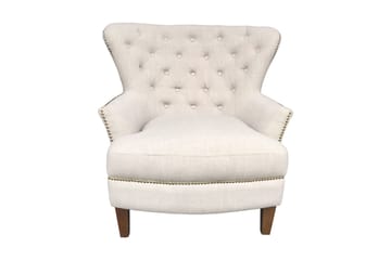 Fåtölj Holmes 79x85xh98 cm Beige - Möbler - Vardagsrum - Fåtöljer - Öronlappsfåtölj