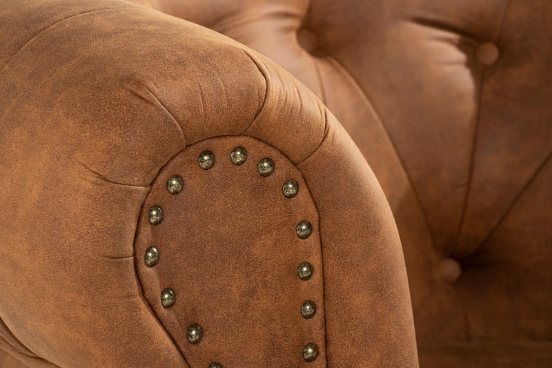 MOSLANDER Fåtölj Beige - Möbler - Vardagsrum - Fåtöljer - Chesterfield fåtölj