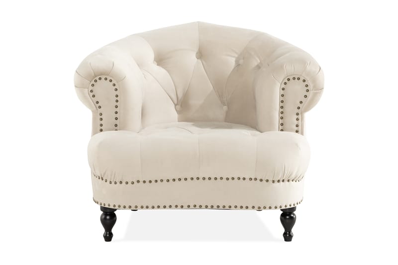MOSLANDER Fåtölj Beige - Möbler - Vardagsrum - Fåtöljer - Chesterfield fåtölj