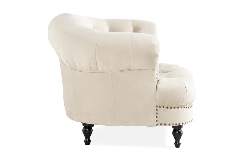 MOSLANDER Fåtölj Beige - Möbler - Vardagsrum - Fåtöljer - Chesterfield fåtölj