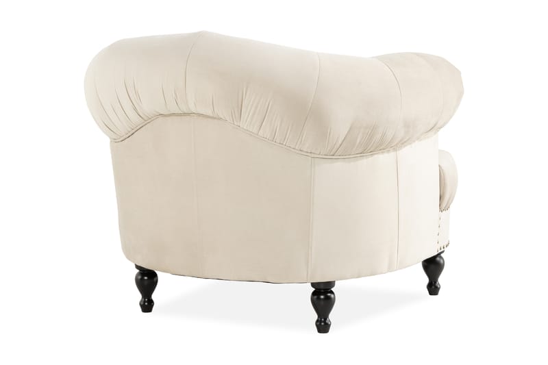 MOSLANDER Fåtölj Beige - Möbler - Vardagsrum - Fåtöljer - Chesterfield fåtölj