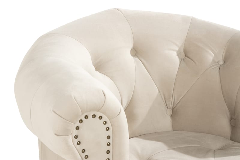 MOSLANDER Fåtölj Beige - Möbler - Vardagsrum - Fåtöljer - Chesterfield fåtölj