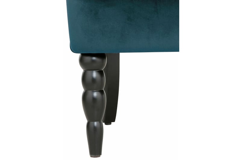 TEAL Sammetsfåtölj Grön - Möbler - Vardagsrum - Fåtöljer - Chesterfield fåtölj