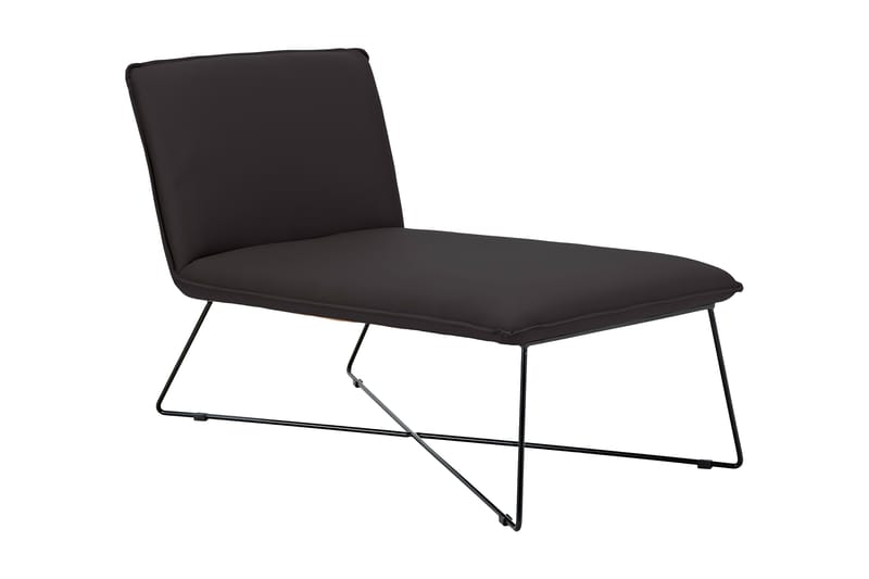 CHUCHO Loungefåtölj Konstläder Svart - Schäslongfåtöljer & divanfåtöljer - Skinnfåtölj - Liggfåtöljer