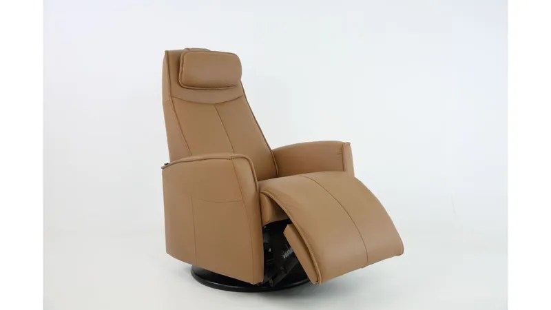 Clashan Hjellegjerde Reclinerfåtölj Elektrisk - Brun - Möbler - Vardagsrum - Fåtöljer - Biofåtöljer & reclinerfåtöljer