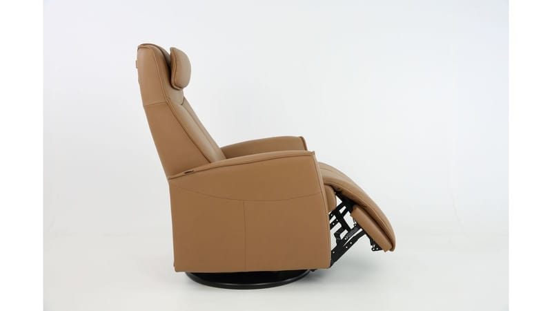 Clashan Hjellegjerde Reclinerfåtölj Elektrisk - Brun - Möbler - Vardagsrum - Fåtöljer - Biofåtöljer & reclinerfåtöljer