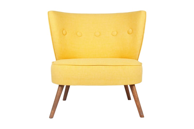 Clivocast Fåtölj med Armstöd - Gul - Möbler - Vardagsrum - Fåtöljer