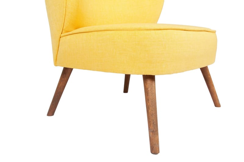 Clivocast Fåtölj med Armstöd - Gul - Möbler - Vardagsrum - Fåtöljer