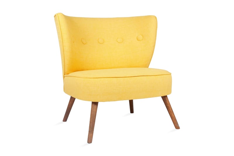 Clivocast Fåtölj med Armstöd, Gul