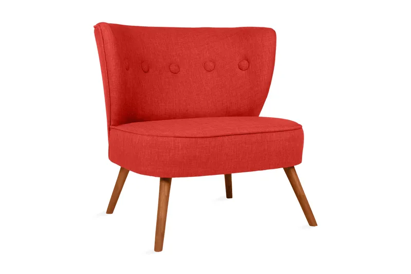 Clivocast Fåtölj med Armstöd - Röd - Möbler - Vardagsrum - Fåtöljer