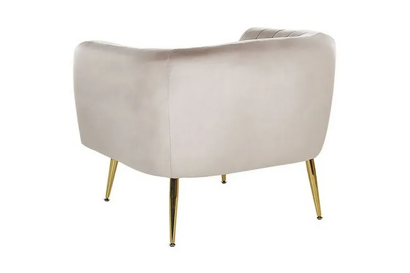 Amania Fåtölj - Sammet/Grå - Möbler - Vardagsrum - Fåtöljer