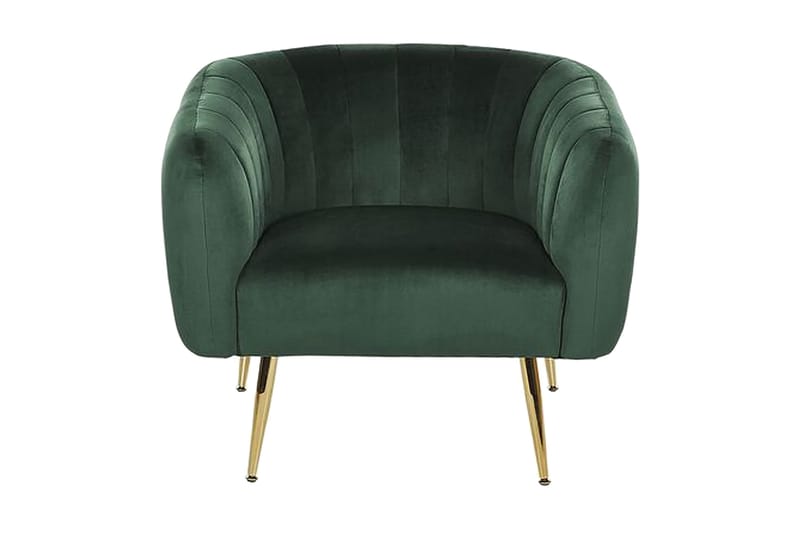 Amania Fåtölj - Sammet/Grön - Möbler - Vardagsrum - Fåtöljer - Clubfåtöljer
