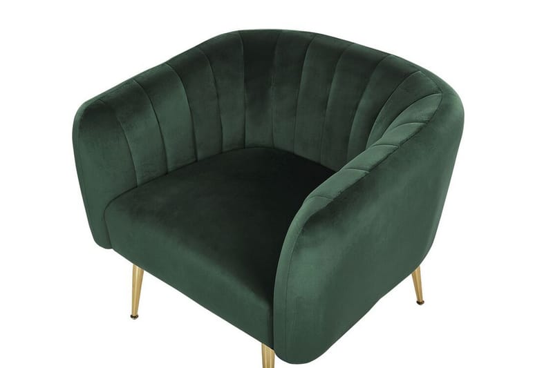 Amania Fåtölj - Sammet/Grön - Möbler - Vardagsrum - Fåtöljer - Clubfåtöljer