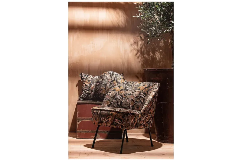 Bastien Fåtölj - Sammet/Svart - Möbler - Vardagsrum - Fåtöljer - Clubfåtöljer