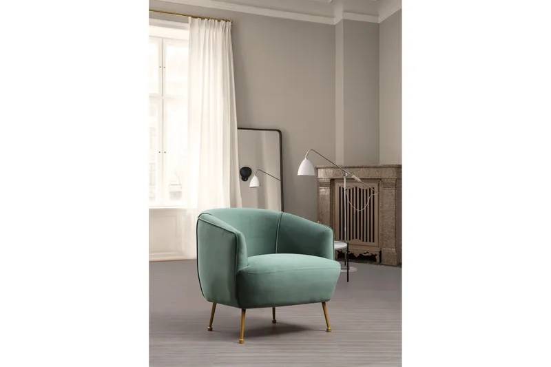 Bramelia Fåtölj - Grön - Möbler - Vardagsrum - Fåtöljer - Clubfåtöljer