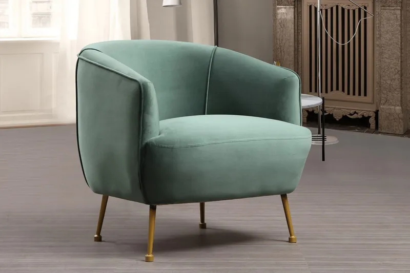 Bramelia Fåtölj - Grön - Möbler - Vardagsrum - Fåtöljer - Clubfåtöljer