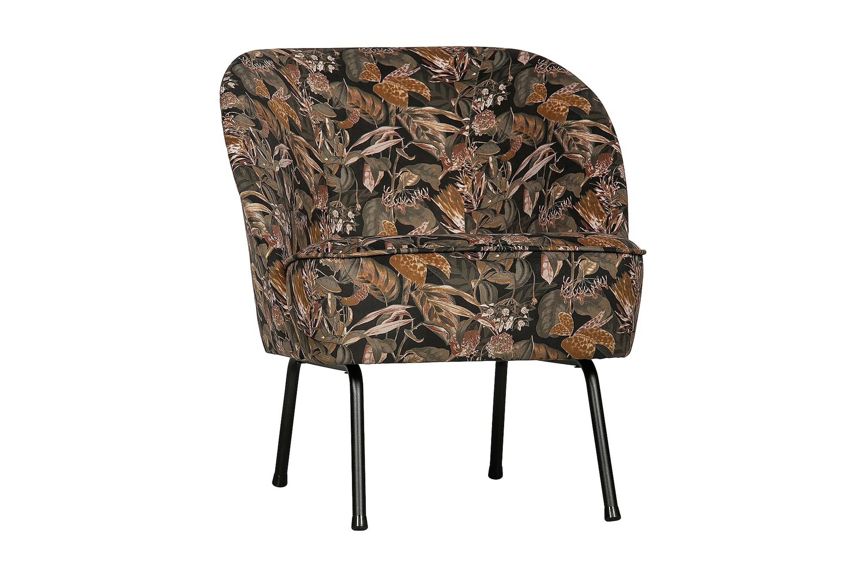 esha fåtölj sammet/svart -