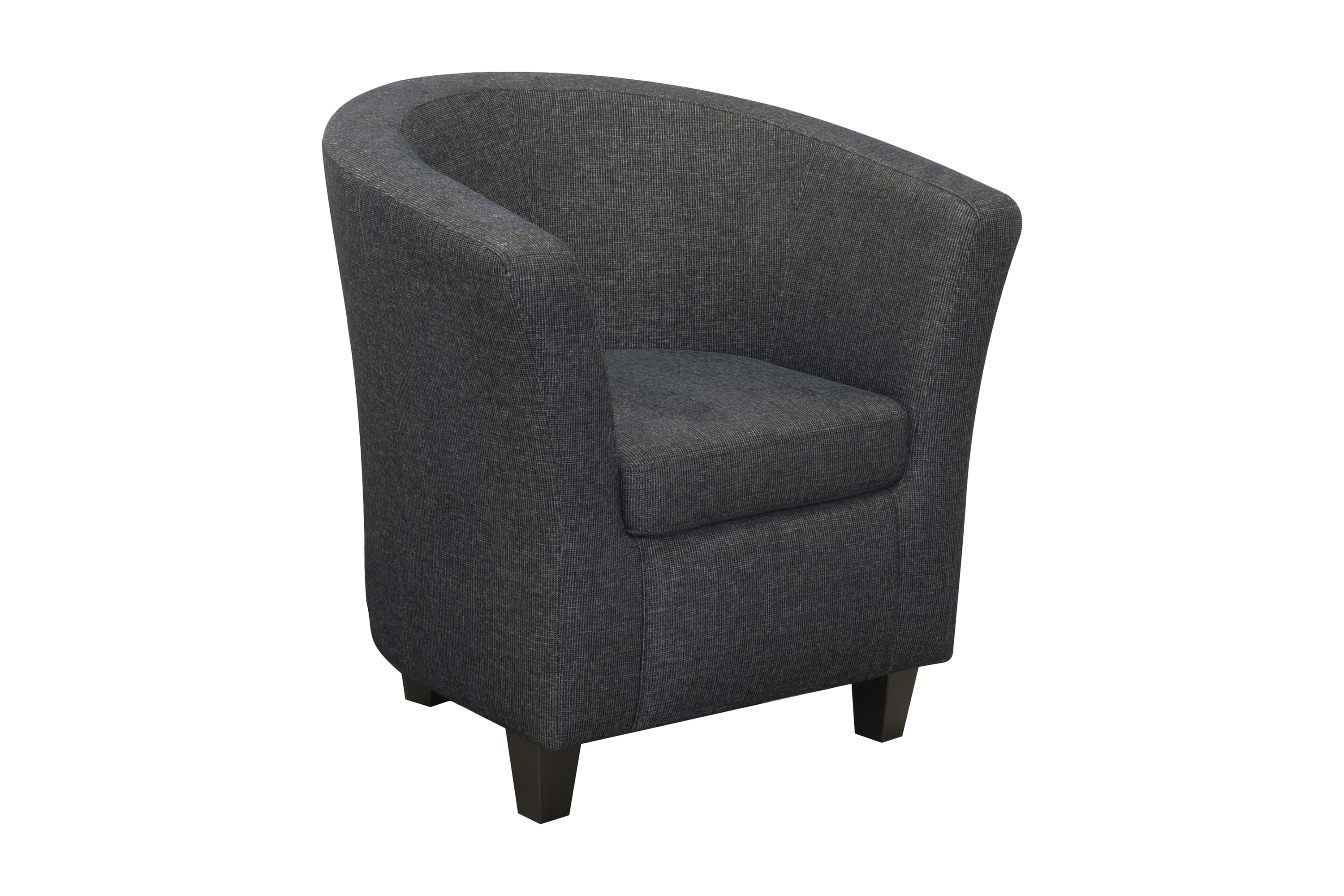 leroy clubfåtölj grå -