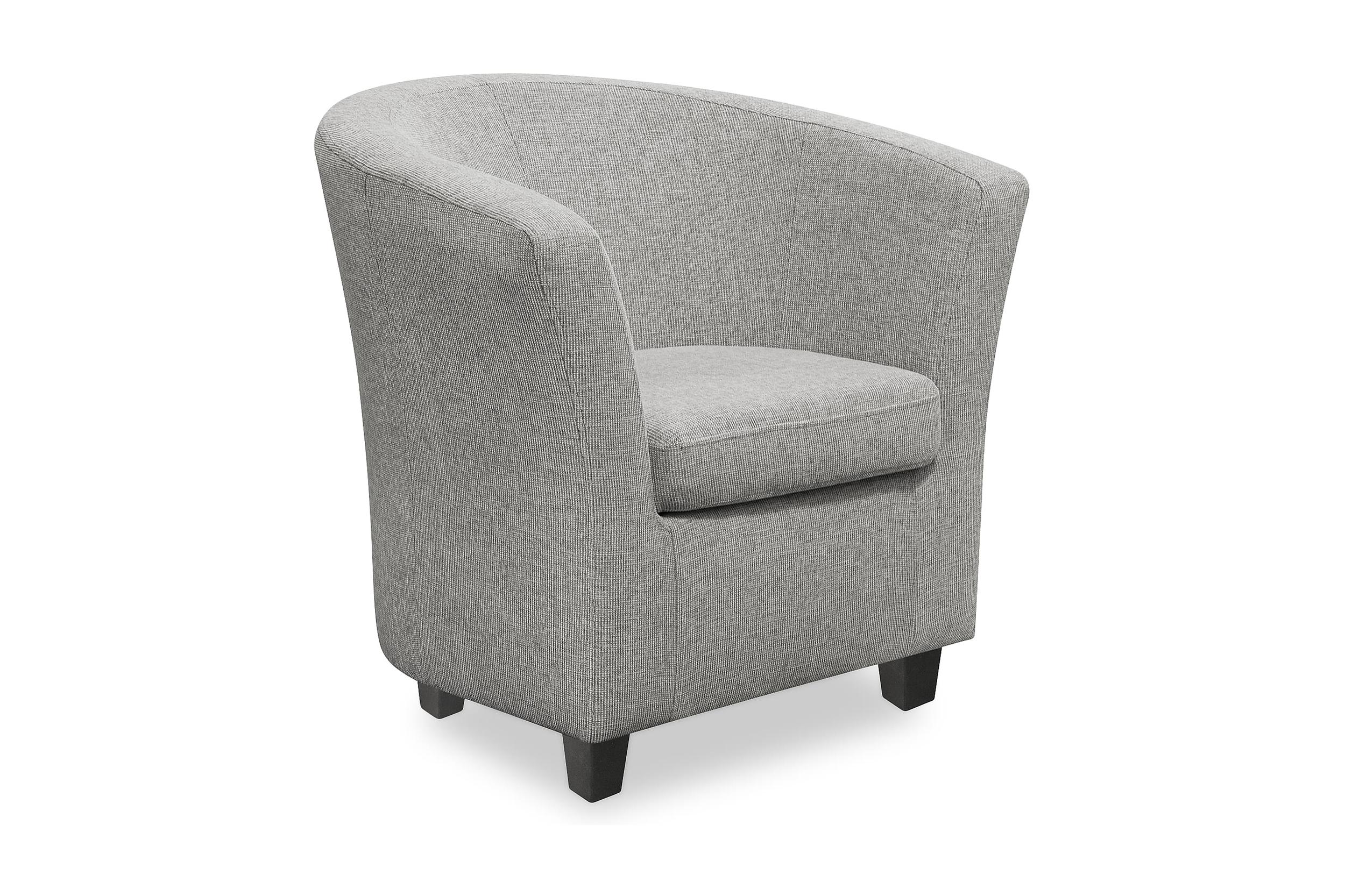 leroy clubfåtölj ljusgrå -