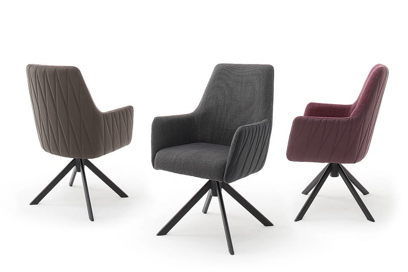 MIACHA Karmstol 2-pack Antracit - Möbler - Vardagsrum - Fåtöljer - Clubfåtöljer
