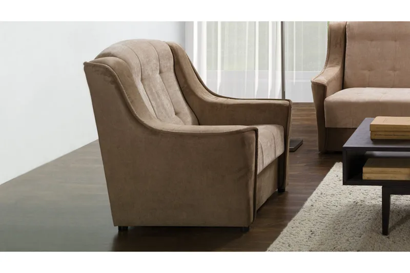 Niagara Fåtölj 83x90x93 cm - Beige/Brun - Möbler - Vardagsrum - Fåtöljer - Clubfåtöljer