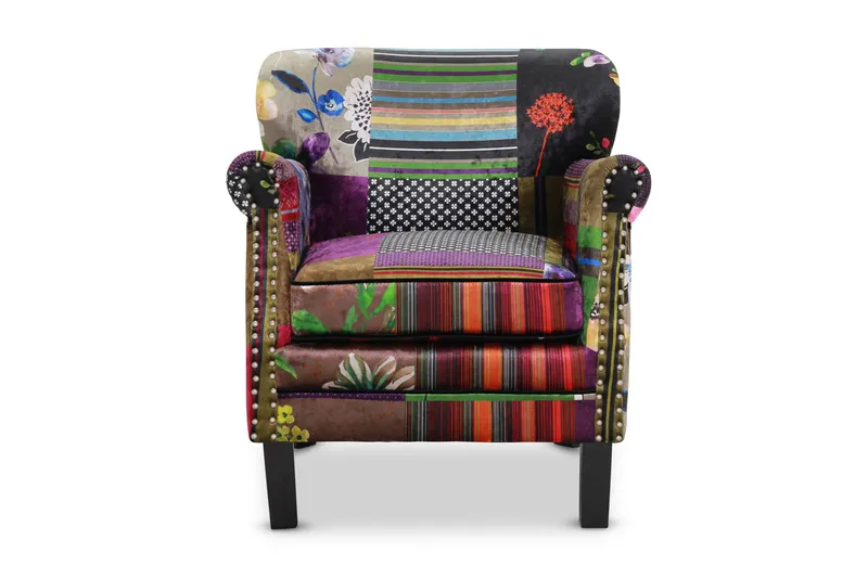 Owen Clubfåtölj Mönstrad - Flerfärgad - Möbler - Vardagsrum - Fåtöljer - Clubfåtöljer