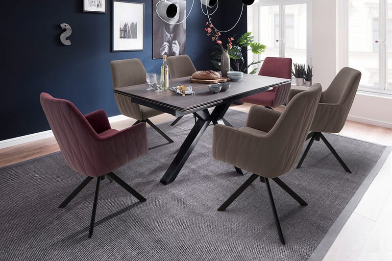 Thailan Karmstol - Lila - Möbler - Vardagsrum - Fåtöljer - Clubfåtöljer