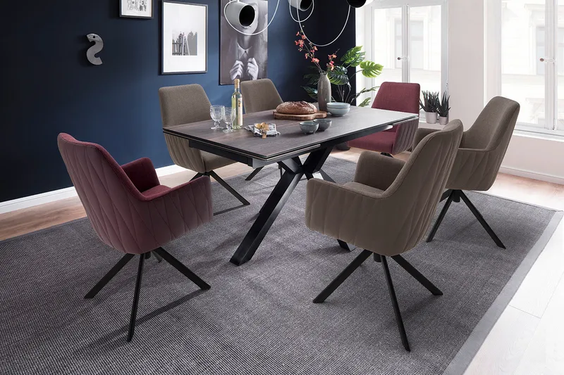 Thailan Karmstol - Lila - Möbler - Vardagsrum - Fåtöljer - Clubfåtöljer