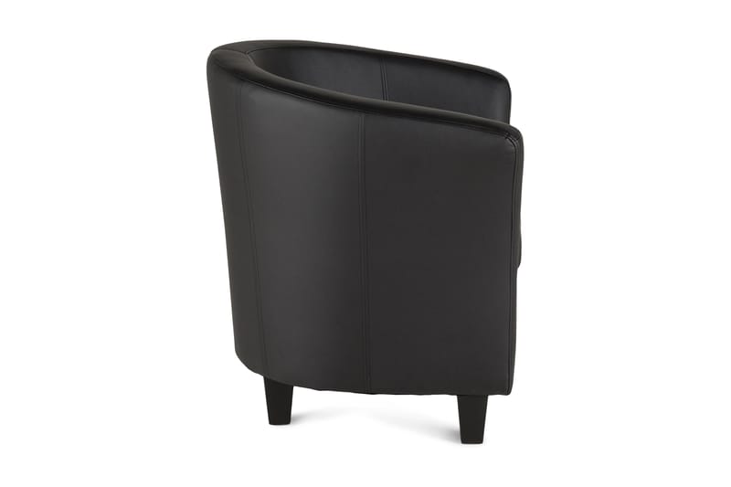 Vegas Clubfåtölj Konstläder - Svart - Möbler - Vardagsrum - Fåtöljer - Clubfåtöljer