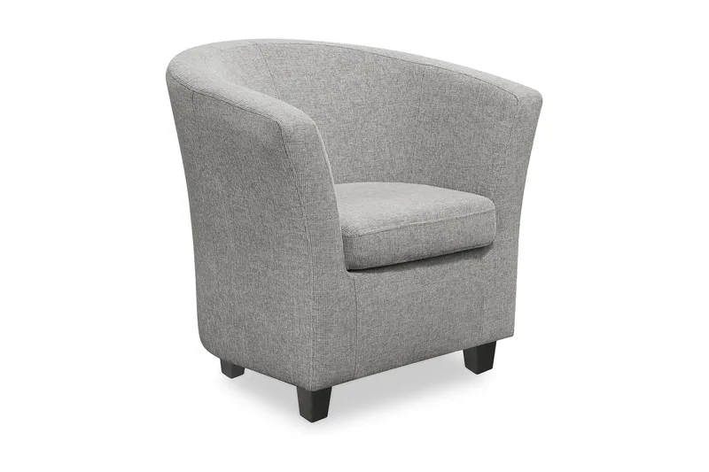 Vegas Clubfåtölj - Ljusgrå - Möbler - Vardagsrum - Fåtöljer - Clubfåtöljer