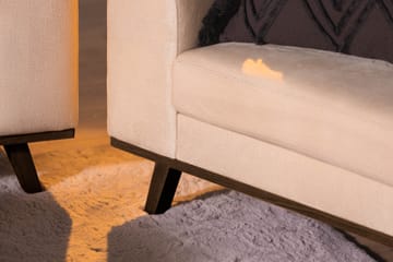 Copenhagen Fåtölj i Sammet - Beige - Möbler - Vardagsrum - Fåtöljer
