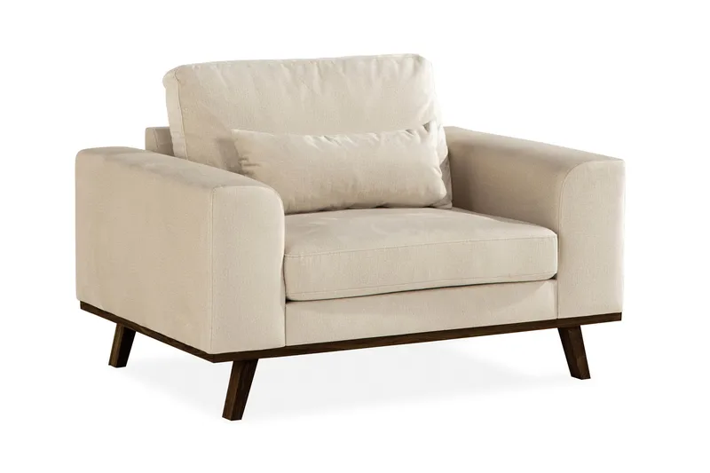 Copenhagen Fåtölj i Sammet, Beige