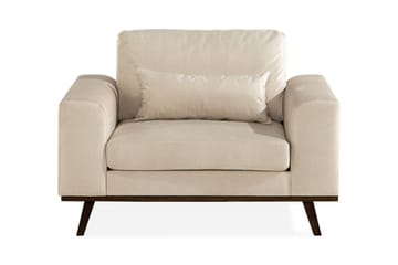 Copenhagen Fåtölj i Sammet - Beige - Möbler - Vardagsrum - Fåtöljer