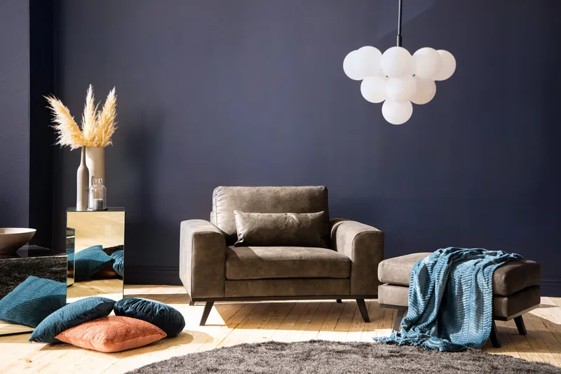 Copenhagen Fåtölj Konstläder - Mörkgrå - Möbler - Vardagsrum - Fåtöljer