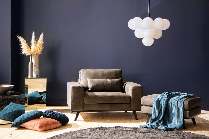 Copenhagen Fåtölj Konstläder - Mörkgrå - Möbler - Vardagsrum - Fåtöljer