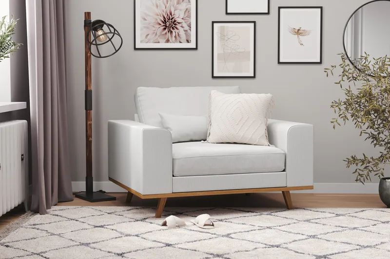 Copenhagen Fåtölj - Linnegrå - Möbler - Vardagsrum - Fåtöljer